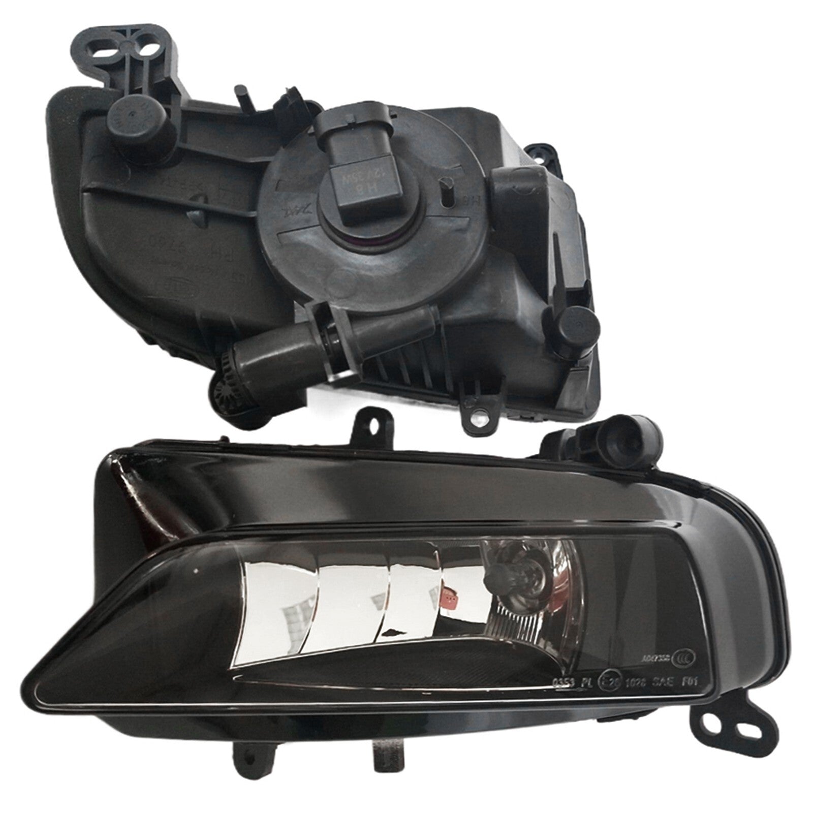 1 pair of right front bumper halogen fog lights suitable for Audi A5 S5 #8T0941700G 8T0941700G- n