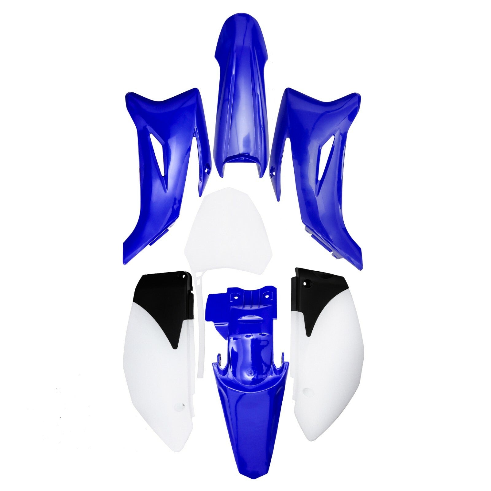 Blue plastic fairing kit + for seat for Yamaha TTR110 TTR110E TTR 110 Pit Dirt bicycles