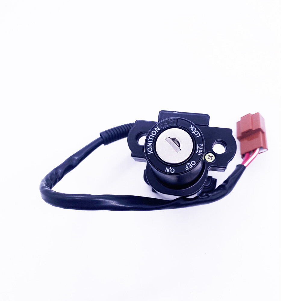 The ignition switch with two buttons is compatible with for Honda 2014-2016 CBR1000S and 2013-2023 CBR500R. Q