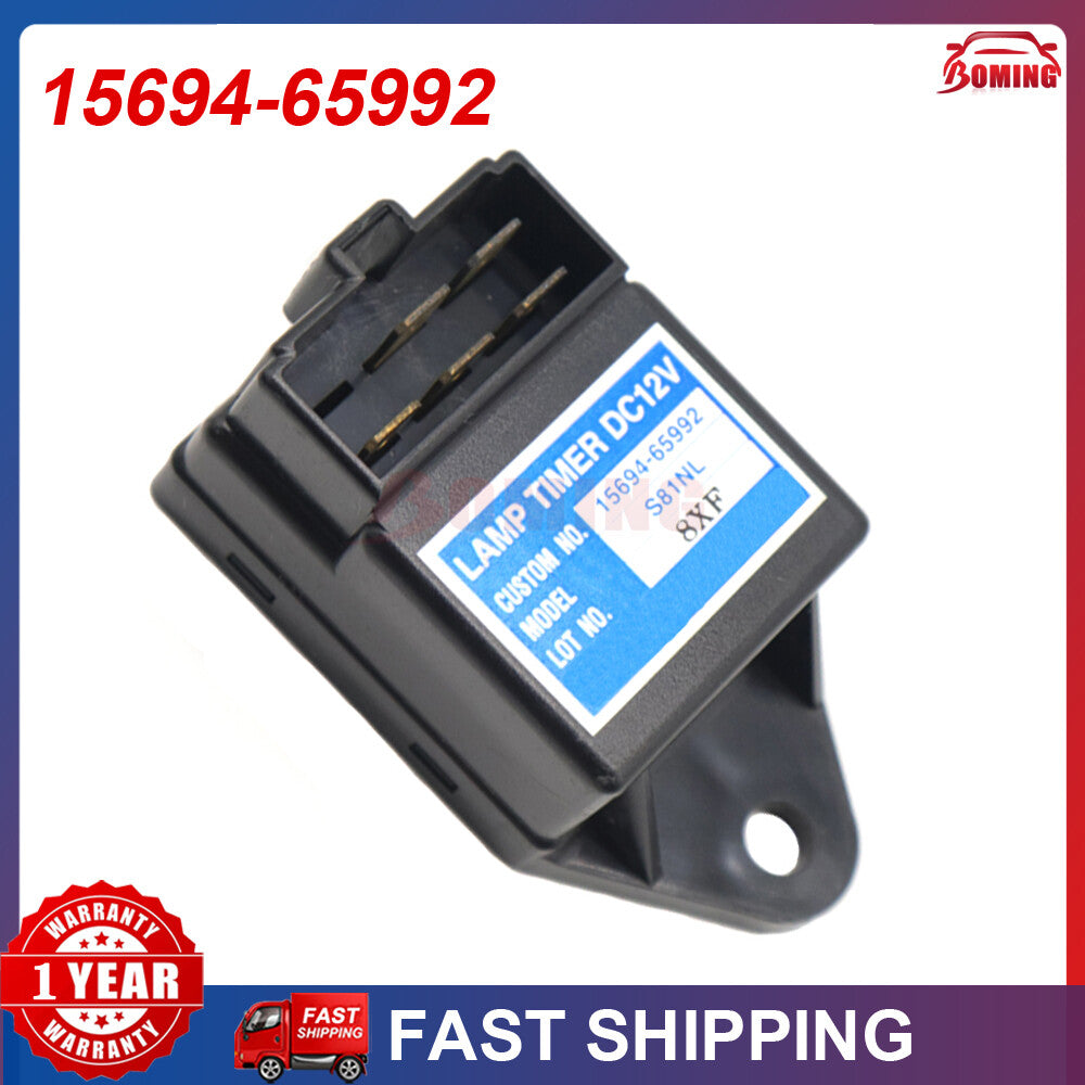 15694-65992 is compatible with Kubota 15694-65990 12V LED plug S81NL lamp timer relay.
