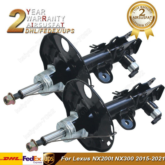 2x Front Shock Absorber Strut Cores w/Electric for Lexus NX200t NX300 2015-2021