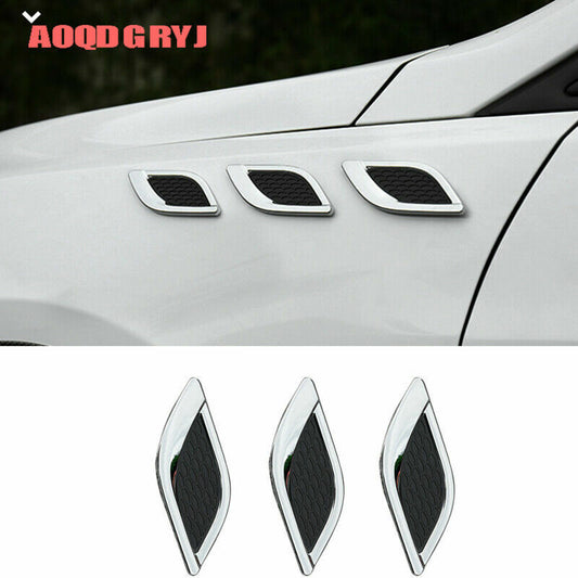 6P for Lexus ES350 ES300H ES250 2019-2022 Chrome Side Fender Decor Stickers Trim
