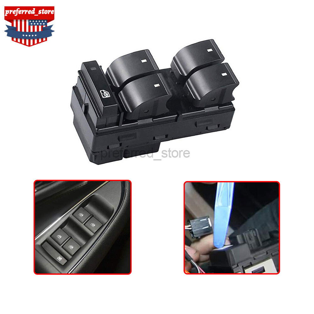 Left-drive side window switch for Sierra 2500 HD 2007 2008 - 2014 20945129- v