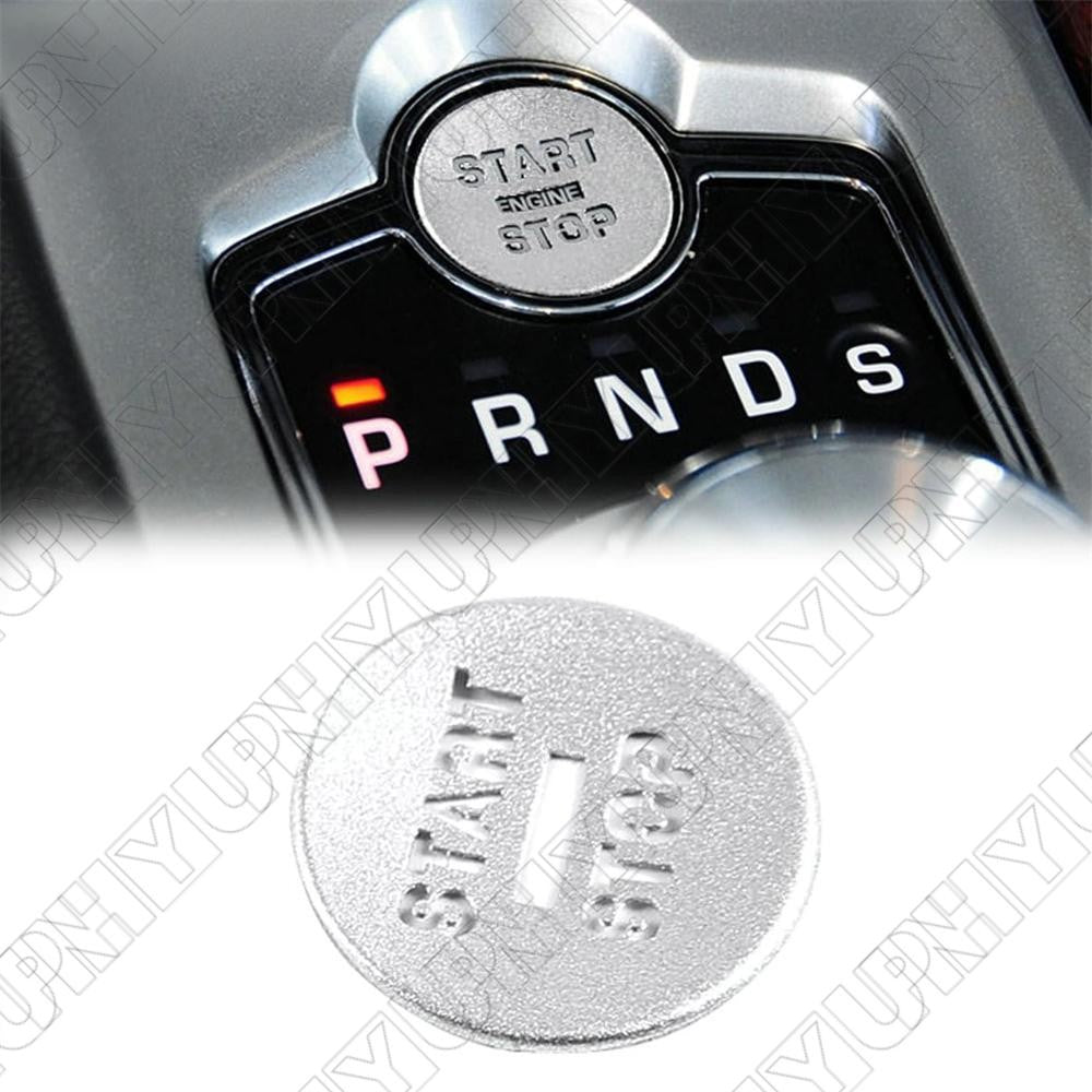 Aluminum Alloy Silver Start Stop Button Cover Decor Kit for Jaguar for XF 2008-2015 Q