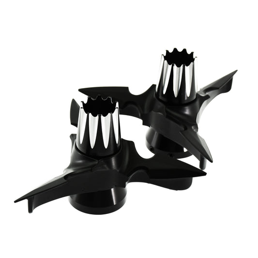 CNC Spun Blade Front Axle Cap Nut Cover for Harley Touring Road Street Glide 08+