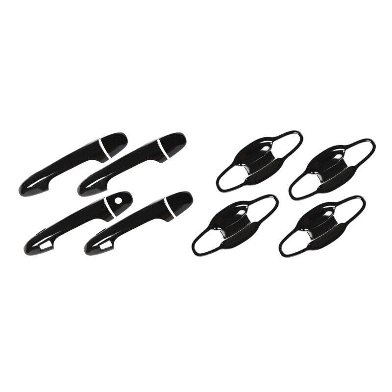 Bright Black Side for Smart Door Handle Bowl Cover 2016-2019 For Toyot@a Highlander n