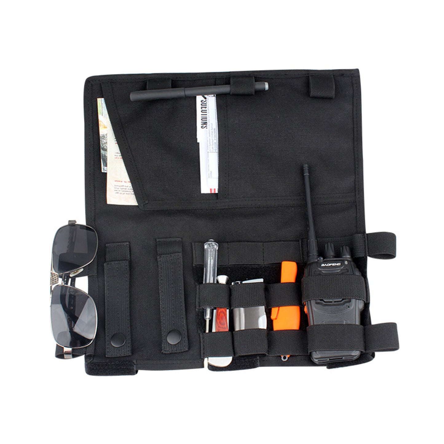Tactical MOLLE Sun Visor Organizer Bag for Jeep for Wrangler JK JL JT TJ 2007-2023
