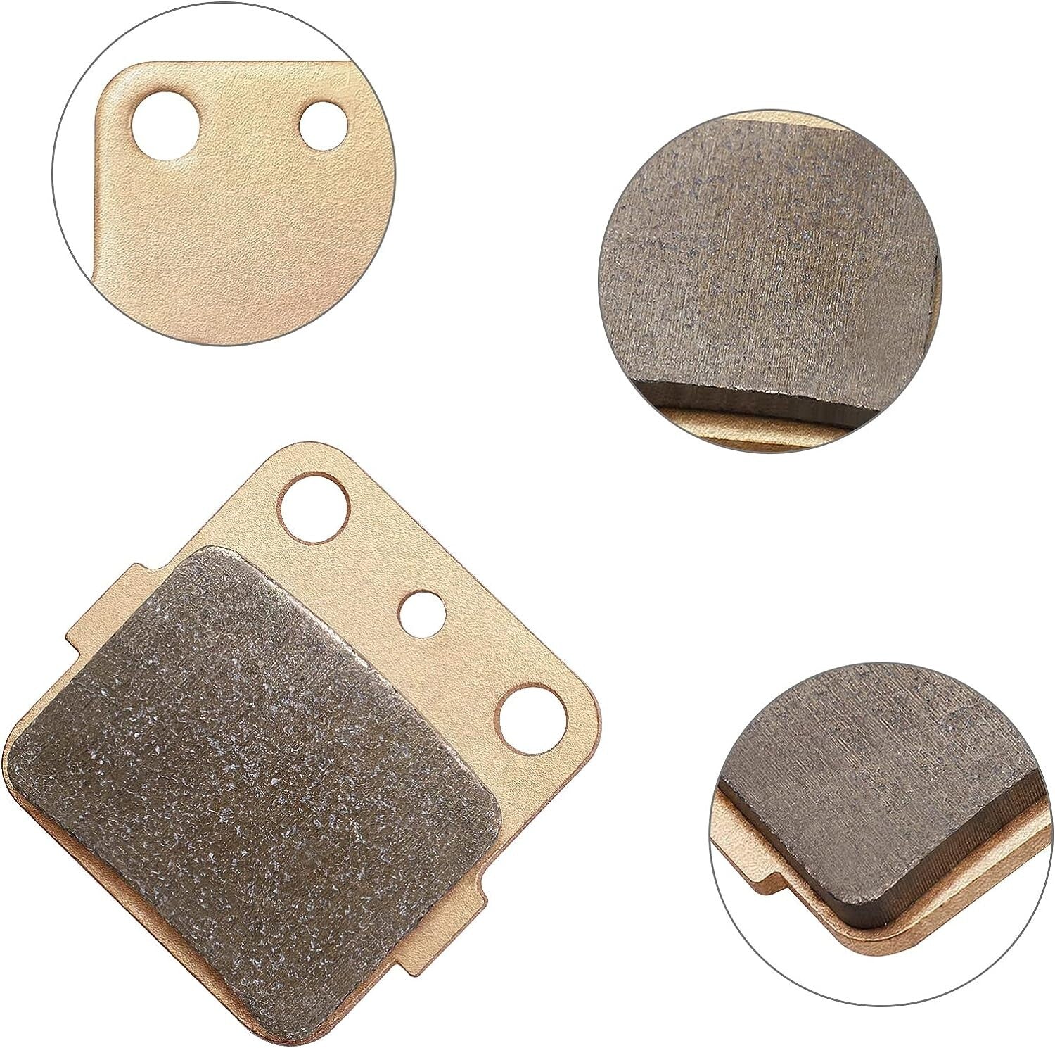 Front and Rear Brake Pads Replacement for Honda FourTrax 250 TRX250 TRX250R