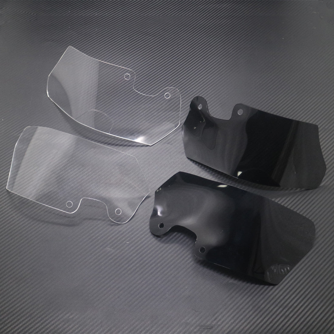 Windshield Side WindScreen Airflow Deflector Wind Cowl for BMW R1200 GS 04-12 Q