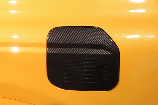For 2021-2023  for ford  Bronco ABS Carbon Fiber Car Fuel Tank Oil Gas Cap Trim Cover