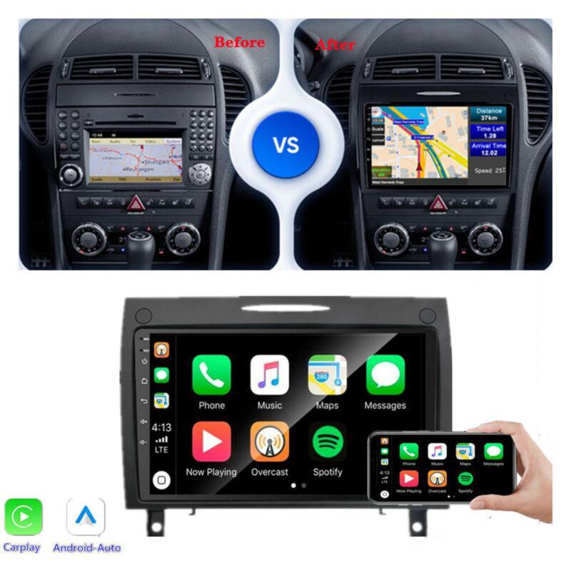 Radio, GPS navigation, CarPlay compatible with 04-10 for Mercedes SLK R171 9 Android 11 car stereo - n