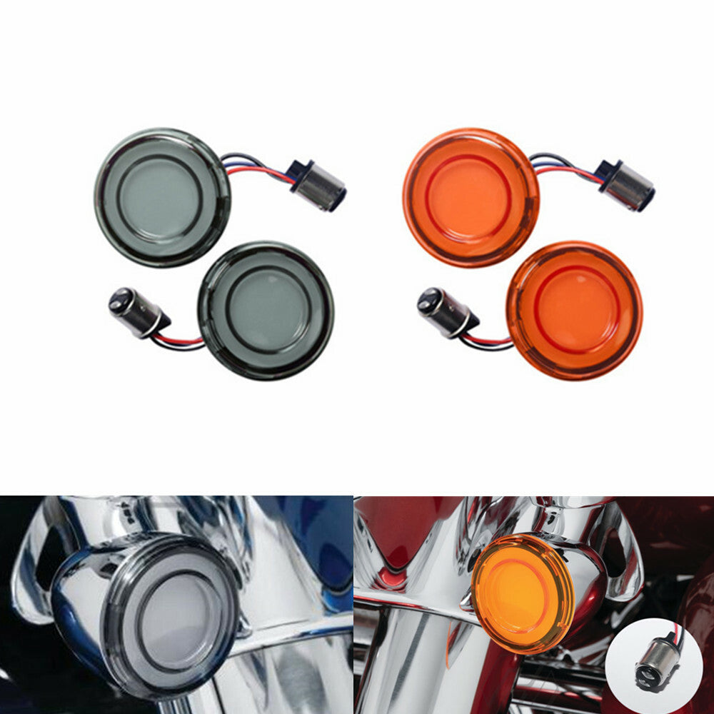 Motorcycle 1157 LED Front Turn Signal Conversions for Harley Sportster XL 02-21 Q