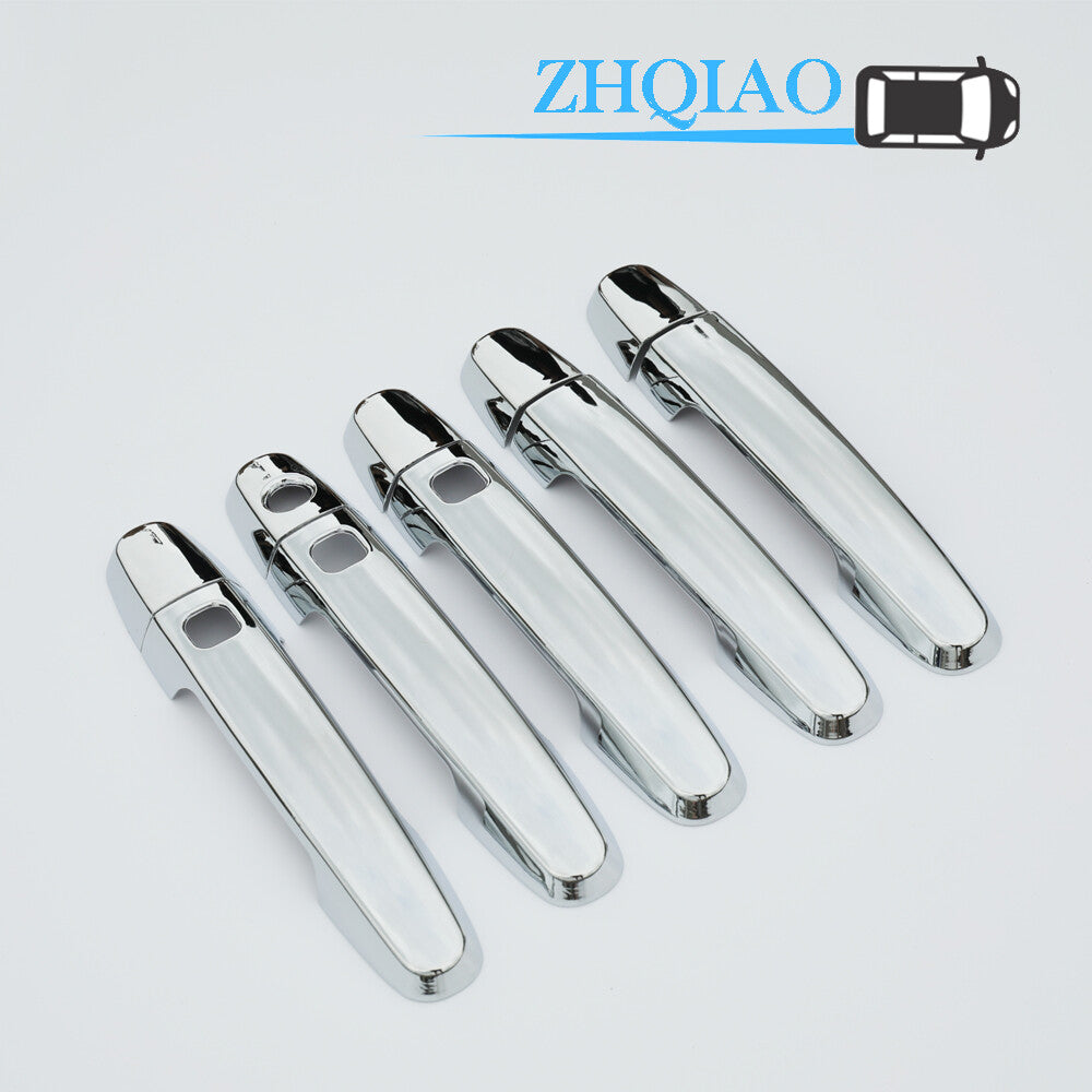 5 Pcs Chrome Door Handle Cover Fits for Toyota for Camry for Corolla Highlander 03-11