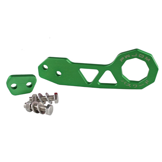 JDM Aluminum Green Racing Trailer Hook Rear Tow Hook for Honda for Acura for Civic for Mazda Q
