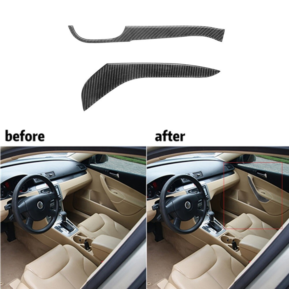 Carbon Fiber Interior Gear Shift Panel Cover Trim for Honda Odyssey 2005-2010 v