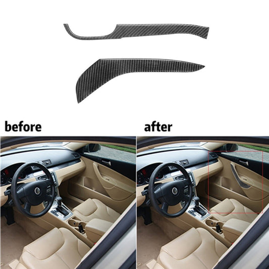 Carbon Fiber Interior Gear Shift Panel Cover Trim for Honda Odyssey 2005-2010 v