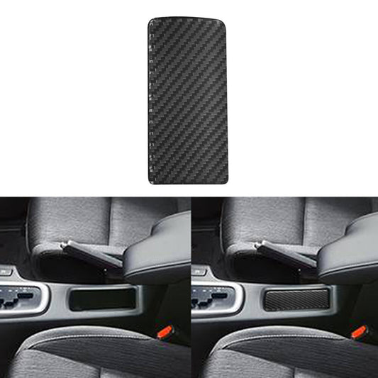 Carbon Fiber Center Console Storage Cover Trim for Toyota Hilux 2015-2021