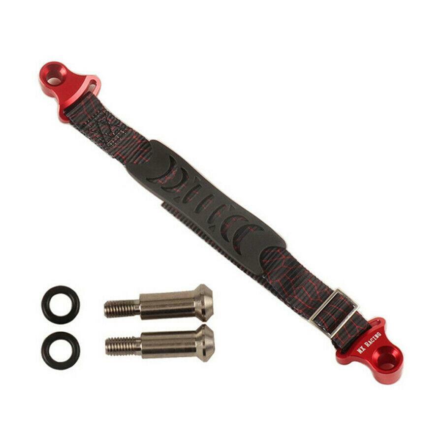 Adjustable rescue strap for motorcycle rear for seat tow rope sling belt - n