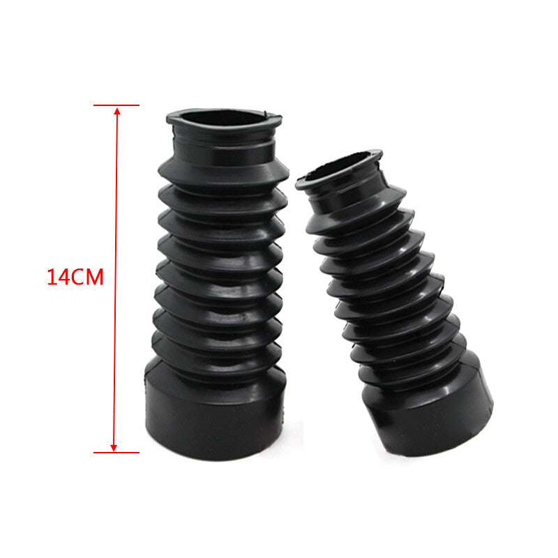 140MM Motorcycle Rubber Fork Cover Dustproof Rubber Gaitor Boot Waterproof Part v