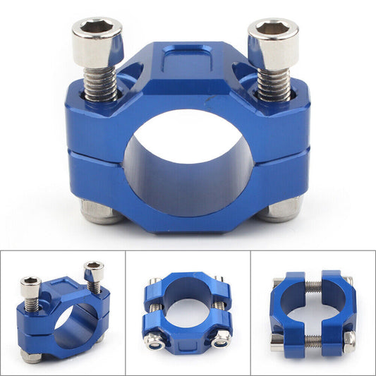 Fit Brake Clutch Perch 22mm 7/8 Handlebar CNC Rotating Bar Clamp Blue Universal