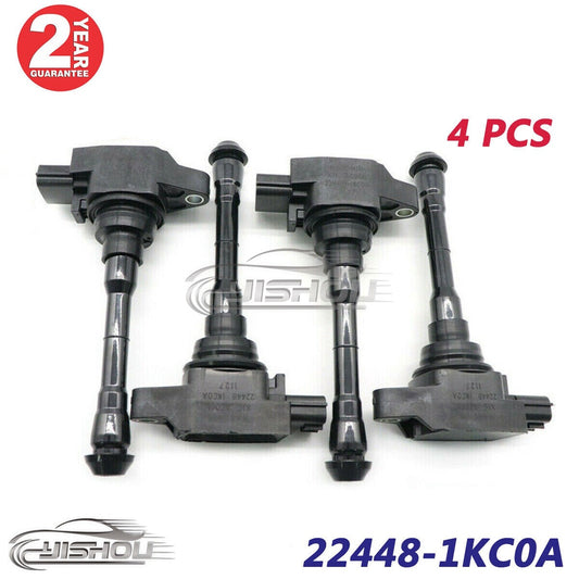 4x Ignition Coils Packs 22448-1KC0A for Nissan Juke Sentra 1.6L L4 2011-2017 Q
