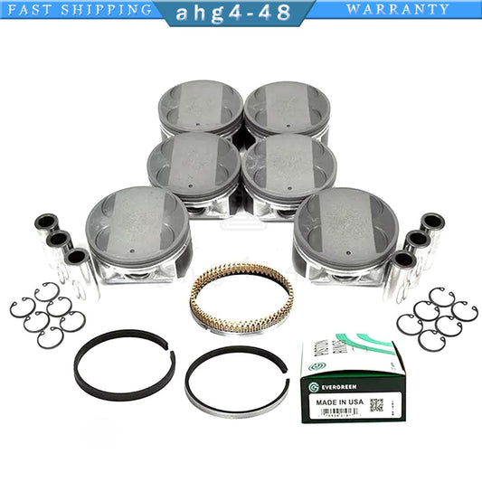 6-piece engine piston kit for Altima Maxima Quest 2004-2006 3.5L engines A2010-8J110-
