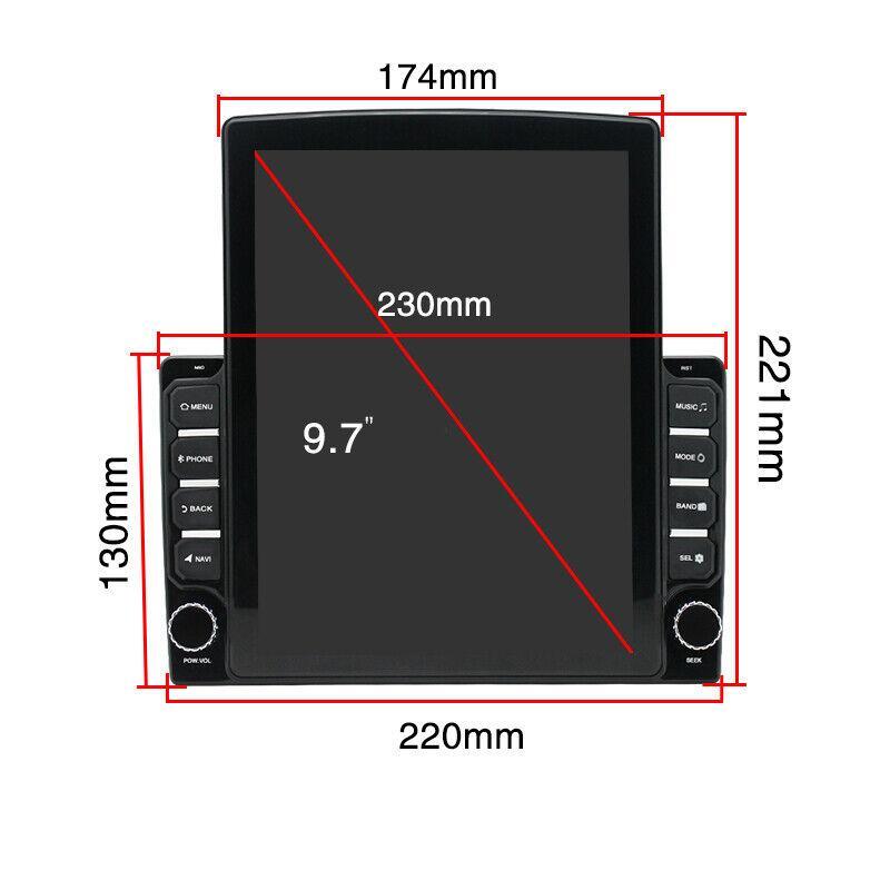 10.1-inch Android 10.1 Single DIN Car Stereo Radio with CarPlay, GPS Navigation, Quad-core, 2+32GB n