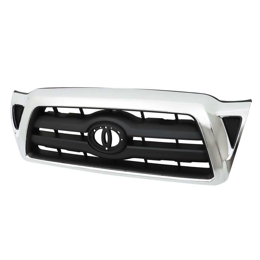 5310004360 Upper grille bumper kit for 2005-2011 Tacoma chrome plastic n