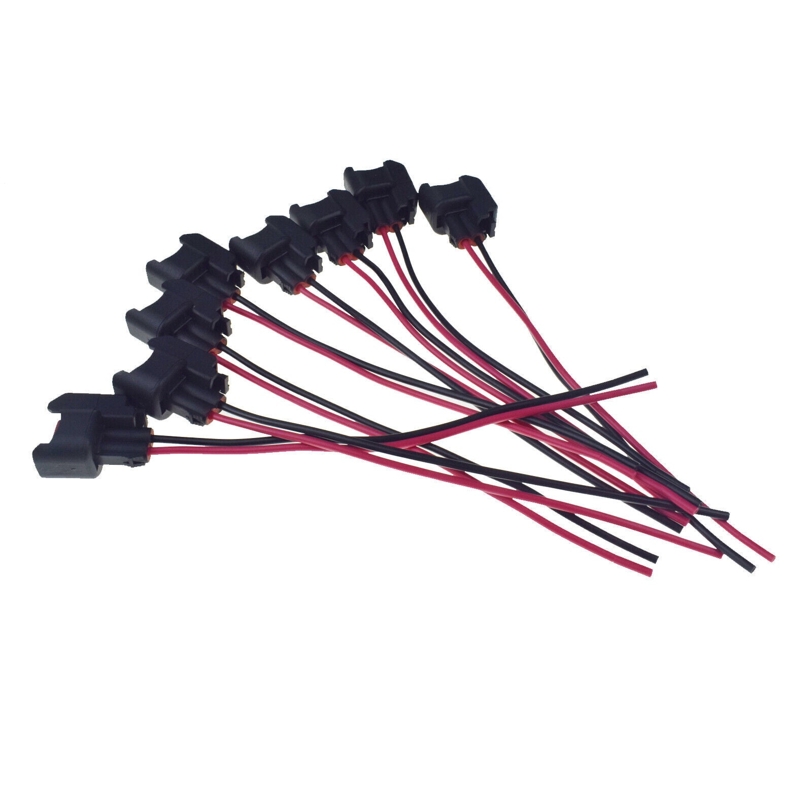 8pcs Fuel Injector Harness Connector Set Pigtail Plug S824 S-824 1P1344 WPT-1051 Q
