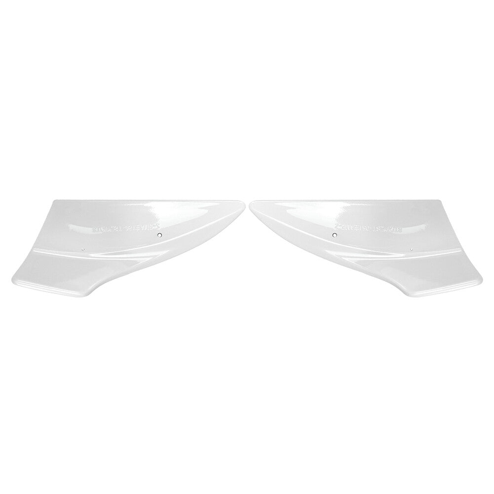 Splitter Air Vent Intake Lower Spoiler Canards Fit for Benz C Class W206 Sedan White