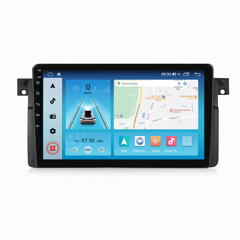 9in Car Wifi FM Radio Multimedia Player For E46 M3 for Rover Andorid GPS Navigation
