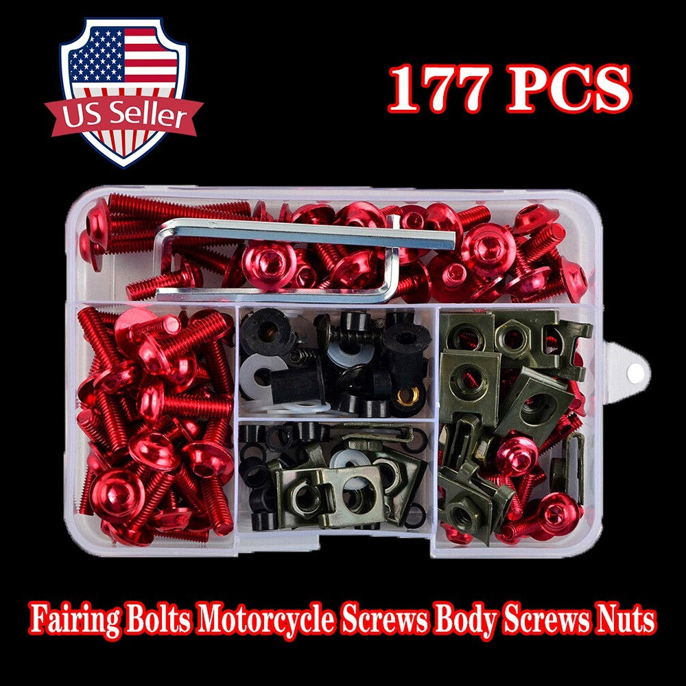 Complete Fairing Bolts Kit Aftermarket Fit for Kawasaki 500R EX500 GPX500