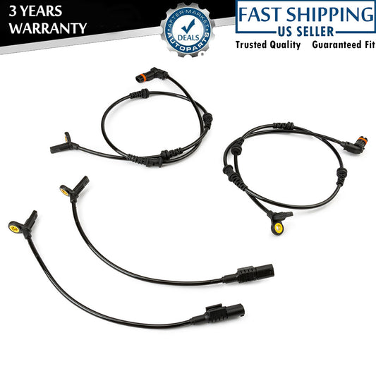 4X GL350 GL550 ML320 ML350 Front & Rear ABS Wheel Speed Sensor for Mercedes Benz
