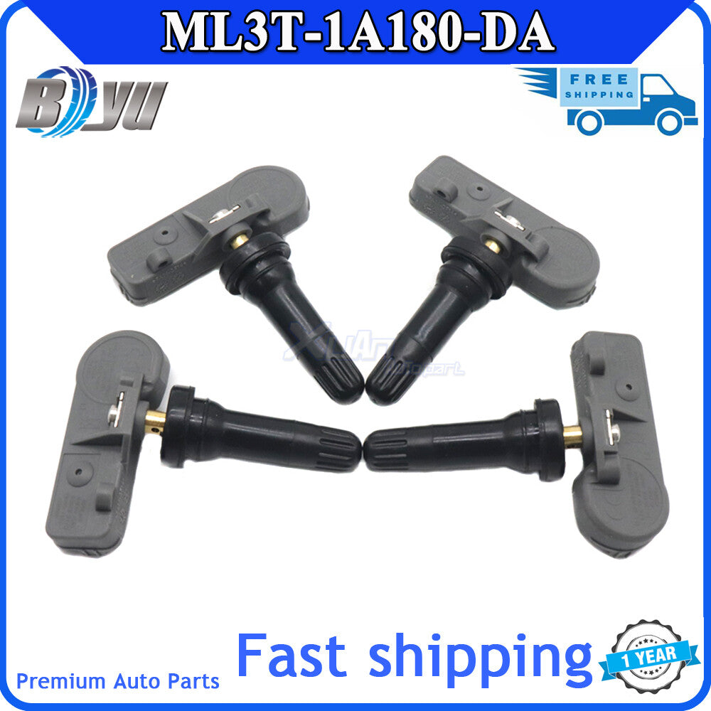 Brand new 4-piece tire pressure monitoring (TPMS) sensor kit, TPMS-69, for Mustang 2022+ v