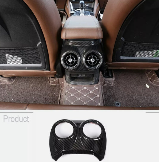 2-Piece Mount Oak Center Vent Frame Cover for Tundra Sequoia 2022-23 - v