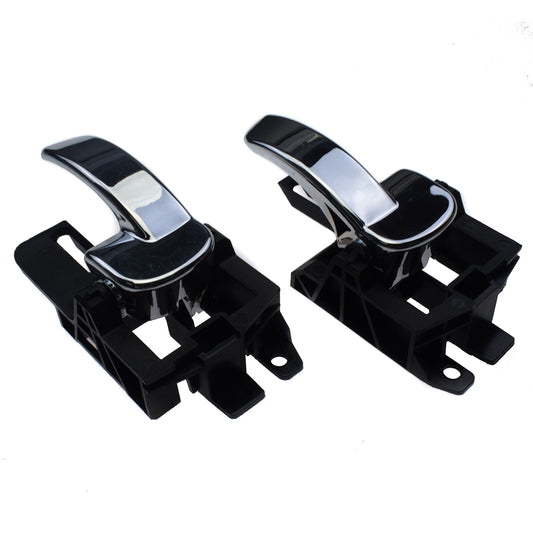 One pair of inner door handles left and right for CHRome for Qashqai 2007 - 2014- v