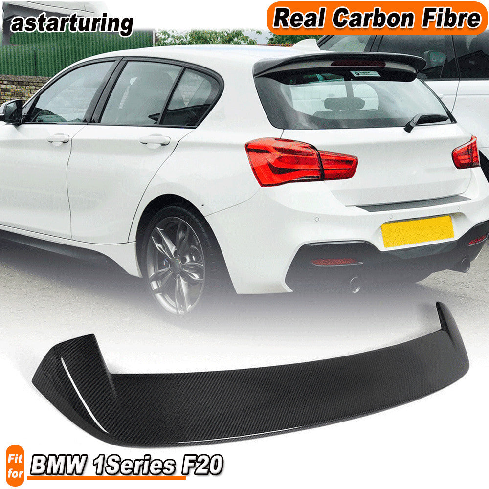 for BMW F20 116i 120i M135i M140i 12-14 REAL Carbon Rear Roof Window Spoiler Lip