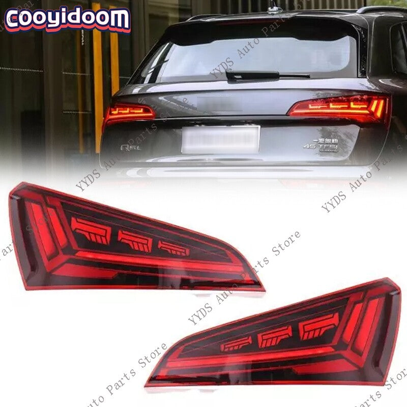 for Audi Q5 2008-2017 Animation Sequential Rear Turn Signal Lamps LED Taillights