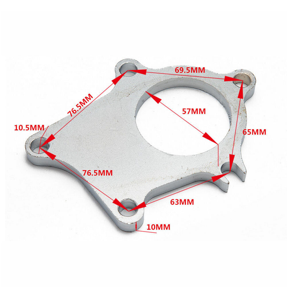 T3/T4 5 Bolt T04E Turbo Down Pipe Flange Adapter Weldable Mild Steel Q