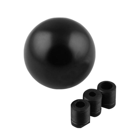 Ball Shaped Shift Knob Shifter With Adapter Accessory Manual Transmission Black