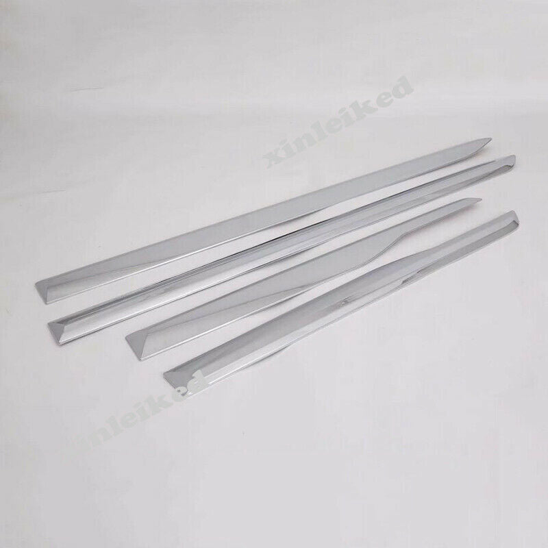 for Hyundai Santa Fe ix45 2019-2021 3D Chrome Side Line Skirt Lower Trim Cover