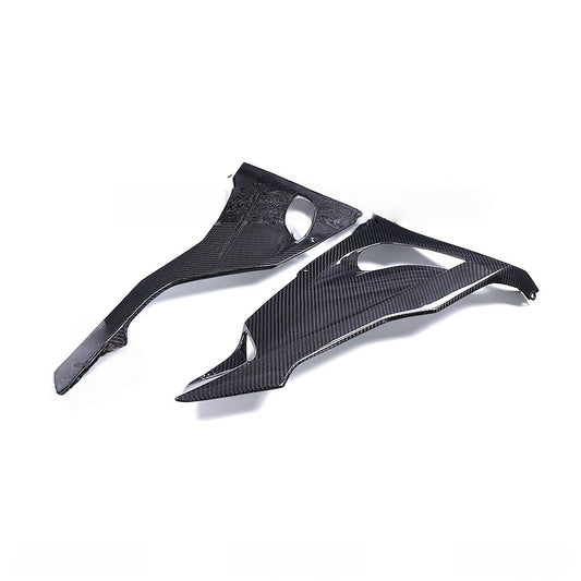 for Kawasaki ZX6R 2024-2025 Real Carbon Fiber Lower Belly Panels Fairing L-R