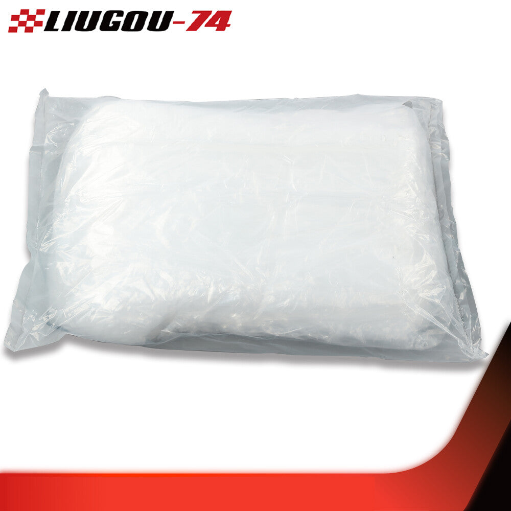 Rain and dust garage transparent plastic disposable car cover, temporary universal, 1 pack Q