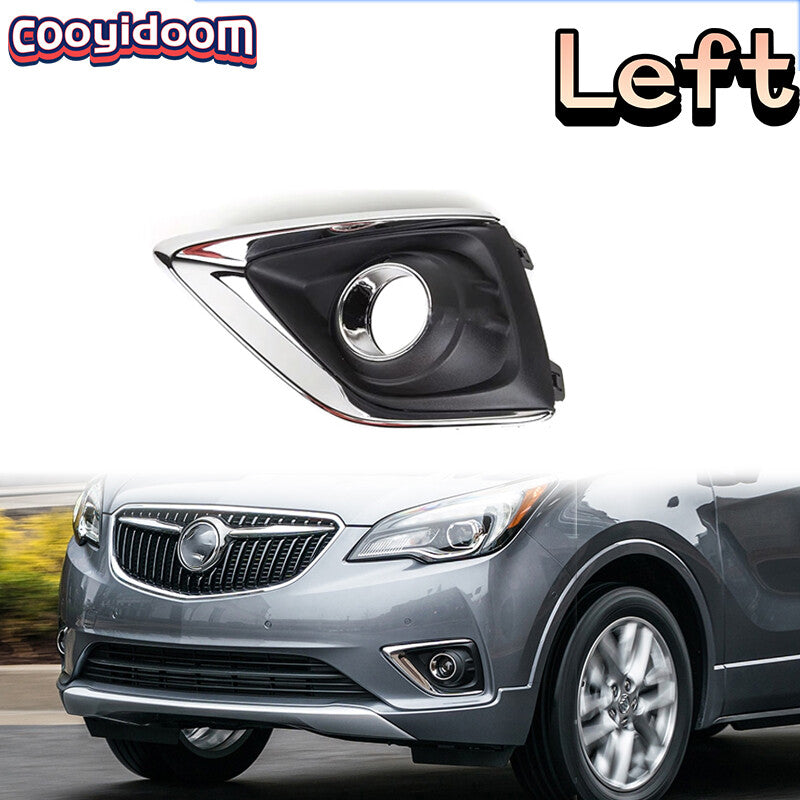 Left front fog light, front bumper fog light frame cover, for Buick Envision 2019 2020