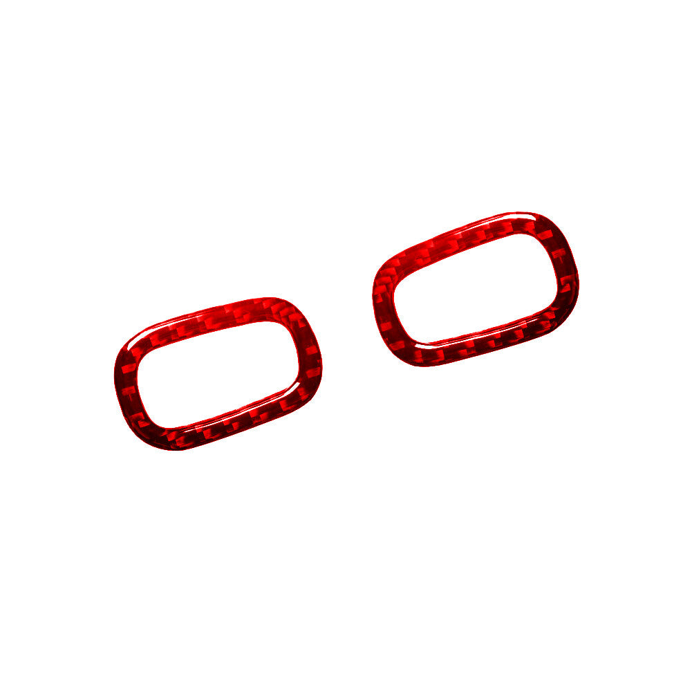 Red Carbon Fiber Overhead Hanger Frame Trim For Silverado/tahoe/ for sierra 2007-2014