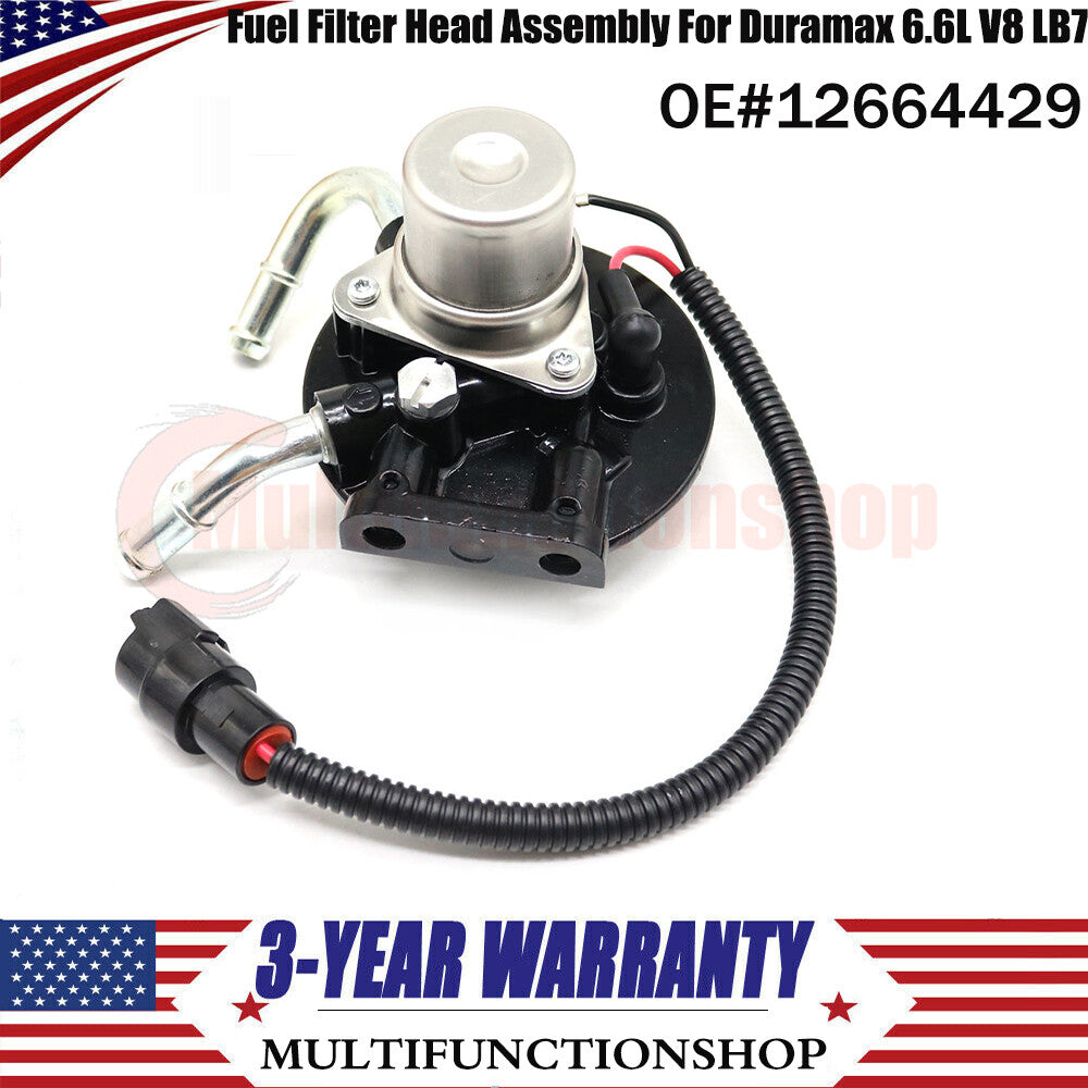 12664429 For Duramax 6.6L V8 LB7 2001 thru early 2004 Fuel Filter Head Assembly Q