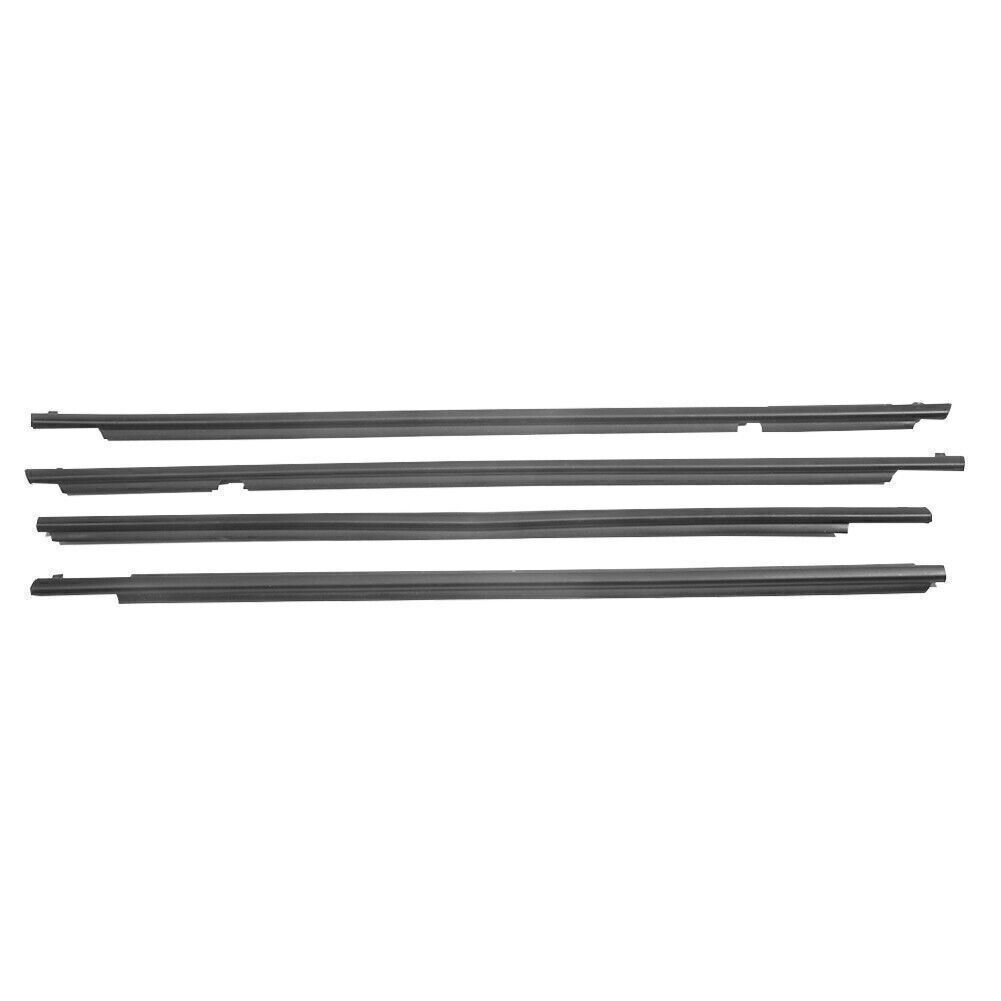 Door Window Trim Moulding Belt Weatherstrip for Toyota RAV4 2009-2012 4PCs