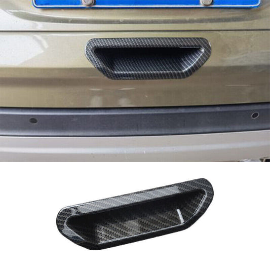 Carbon Fiber Style Exterior Tailgate Door Bowl Cover  for ford  Escape 2013-2019 Q