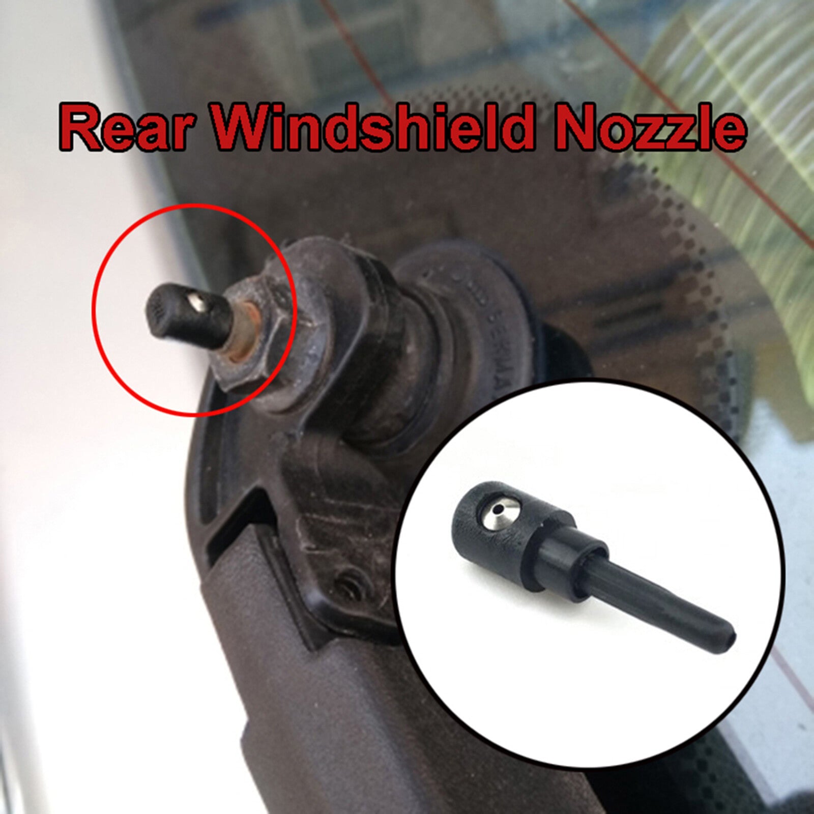 Wiper nozzle rear washing water nozzle for VW for Golf for Passat for Audi A3 for A4 for A6 for seat ?KODA D Q