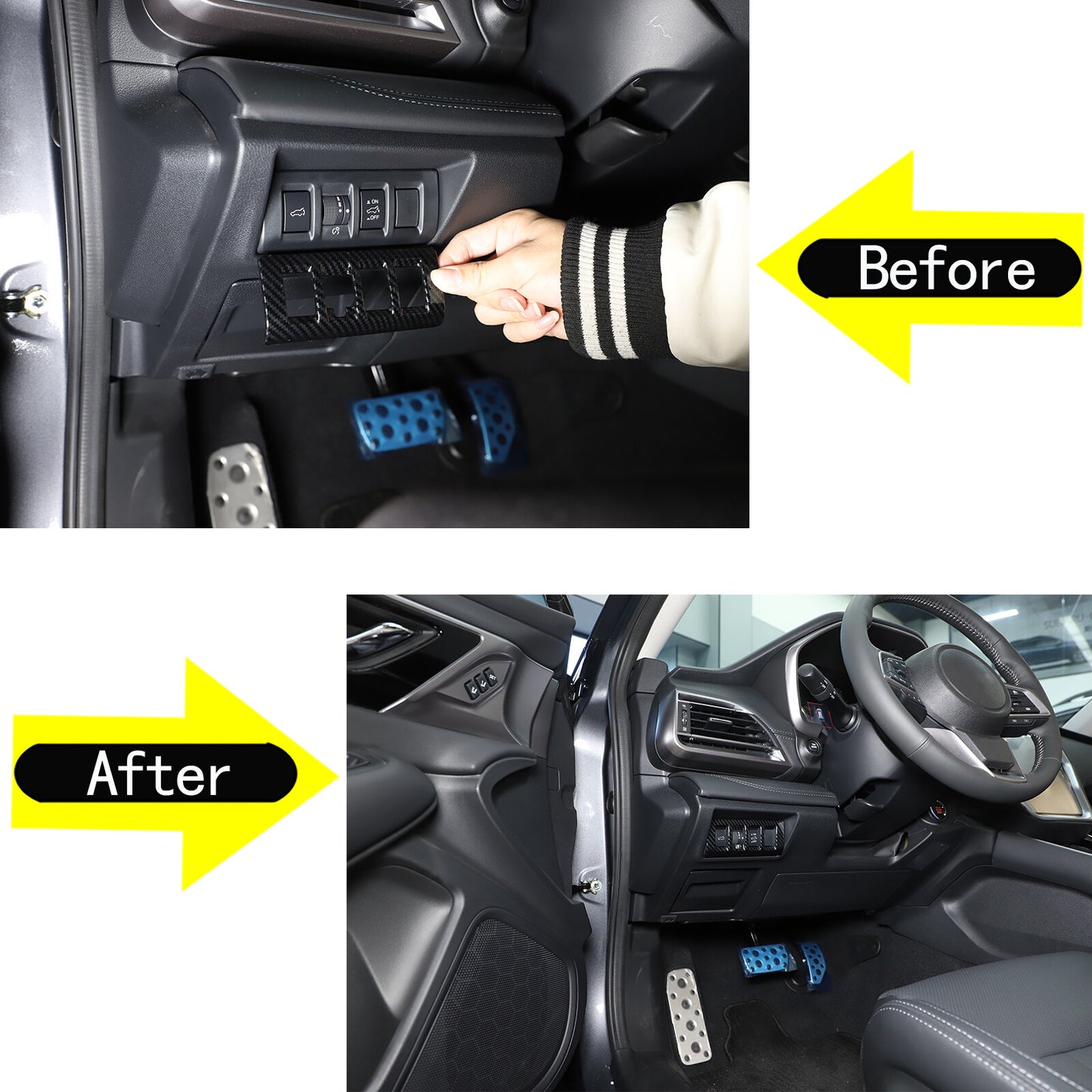 Matte Black Center Control Gear Shift Panel Trim for Honda Ridgeline 2016 - 2023- v